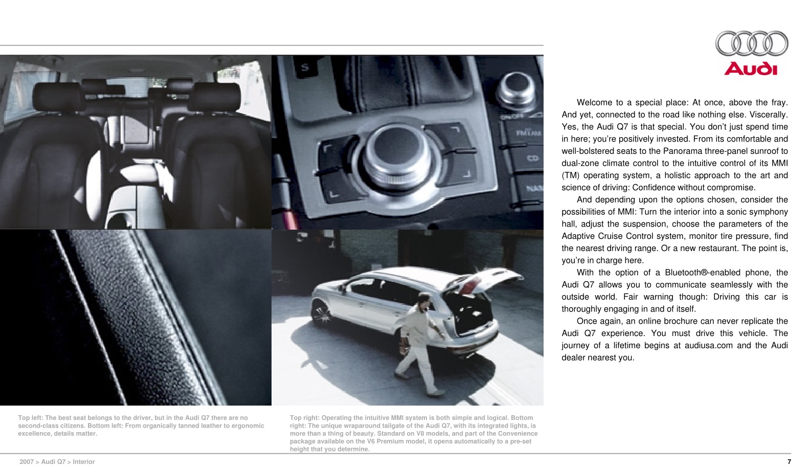 2007 Audi Q7 Brochure Page 7